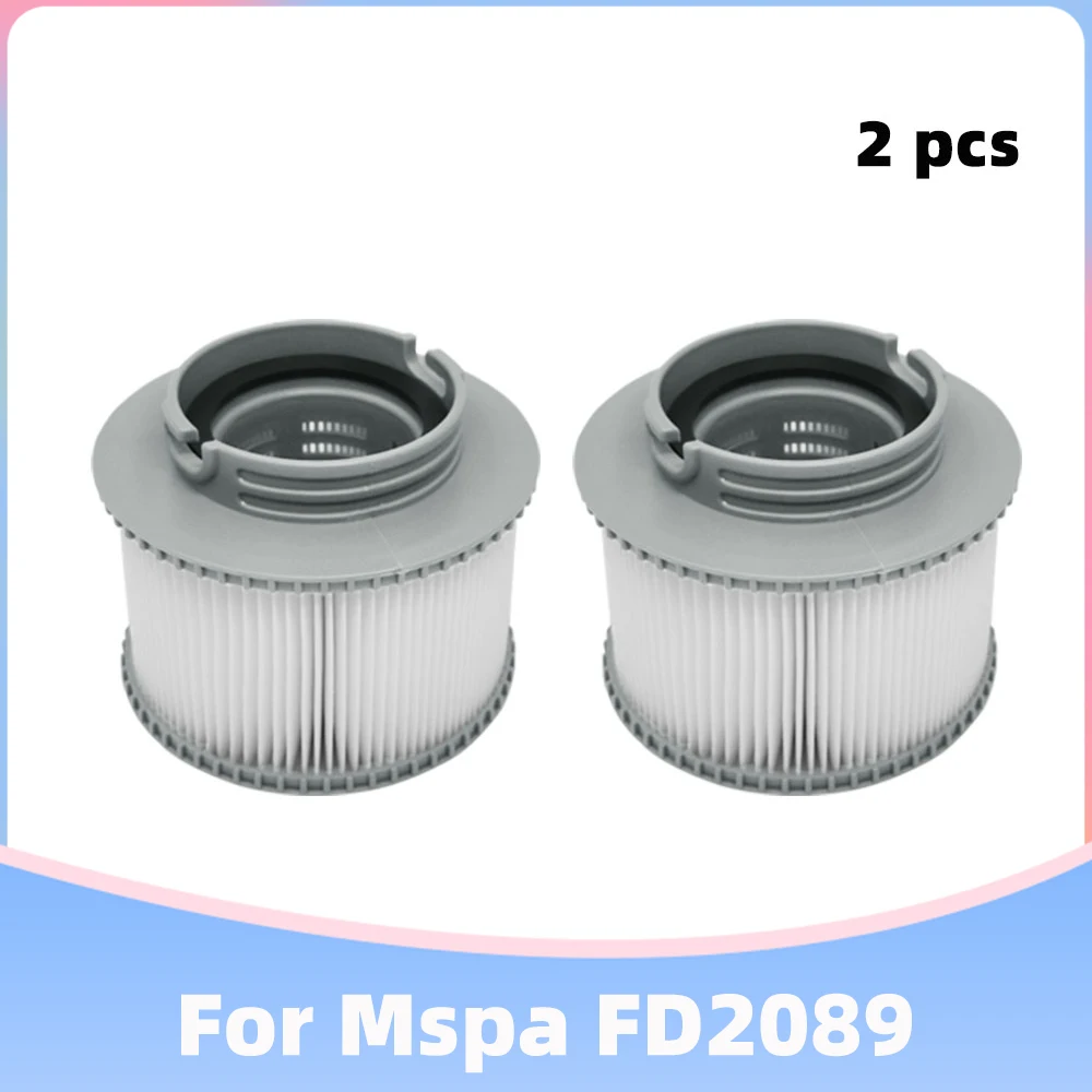 

Mspa FD2089 Hot Tub for All Models Spa Swimming Pool Spare Parts Accessories Filter Cartridge and Base Pack Replacement