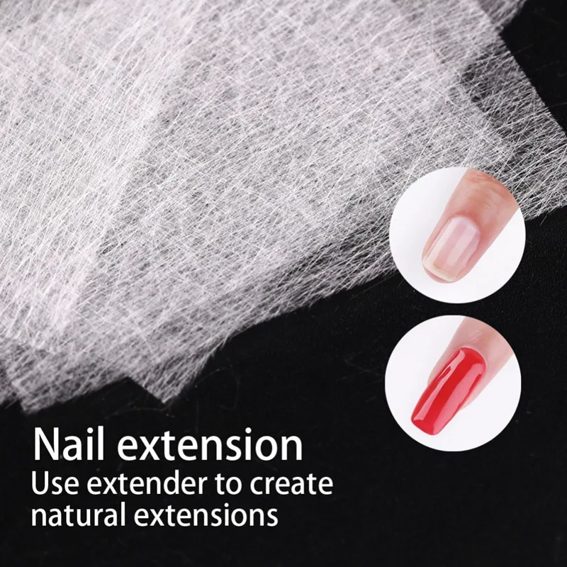 

10 Pcs Nail Art Extension Fiberglass Fiber Paper Free Paper Extension Fast Extension Nail Extension Nail Tools Set Wholesale