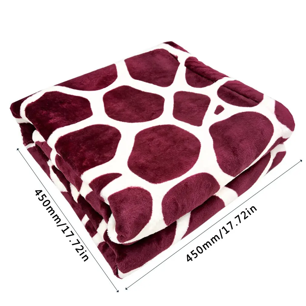 

Electric Heated Winter Blanket seat cushion body warming knee pad deer pattern high and low gear Cozy Soft Flannel
