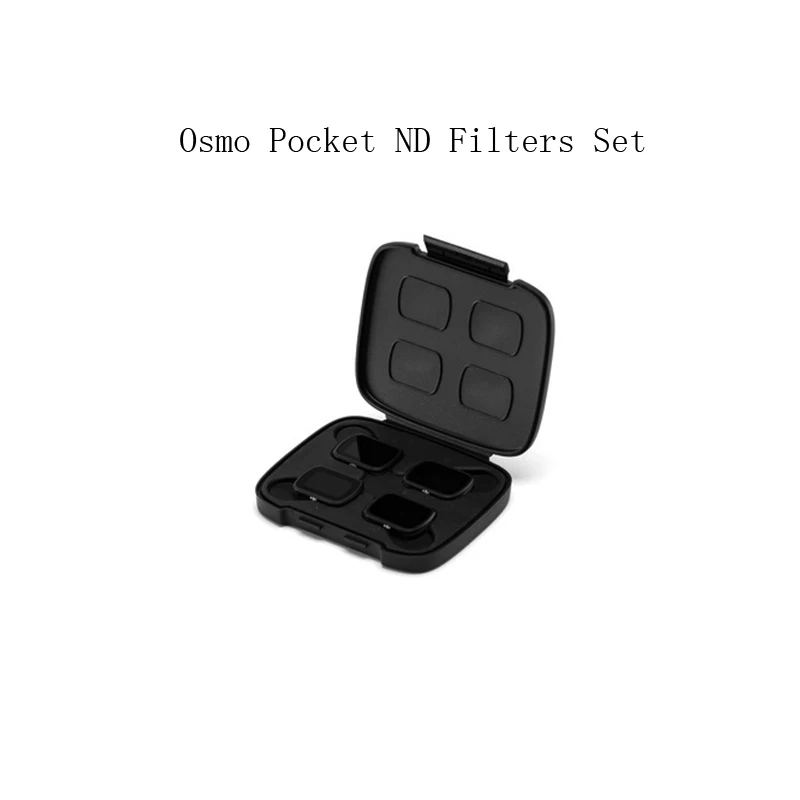 ND Filters Set DJI Osmo Карманный расширительный комплект/зарядный чехол/водонепроницаемый чехол/удлинитель/ND набор фильтров/беспроводной модуль/контроллер колеса - Цвет: ND Filters Set