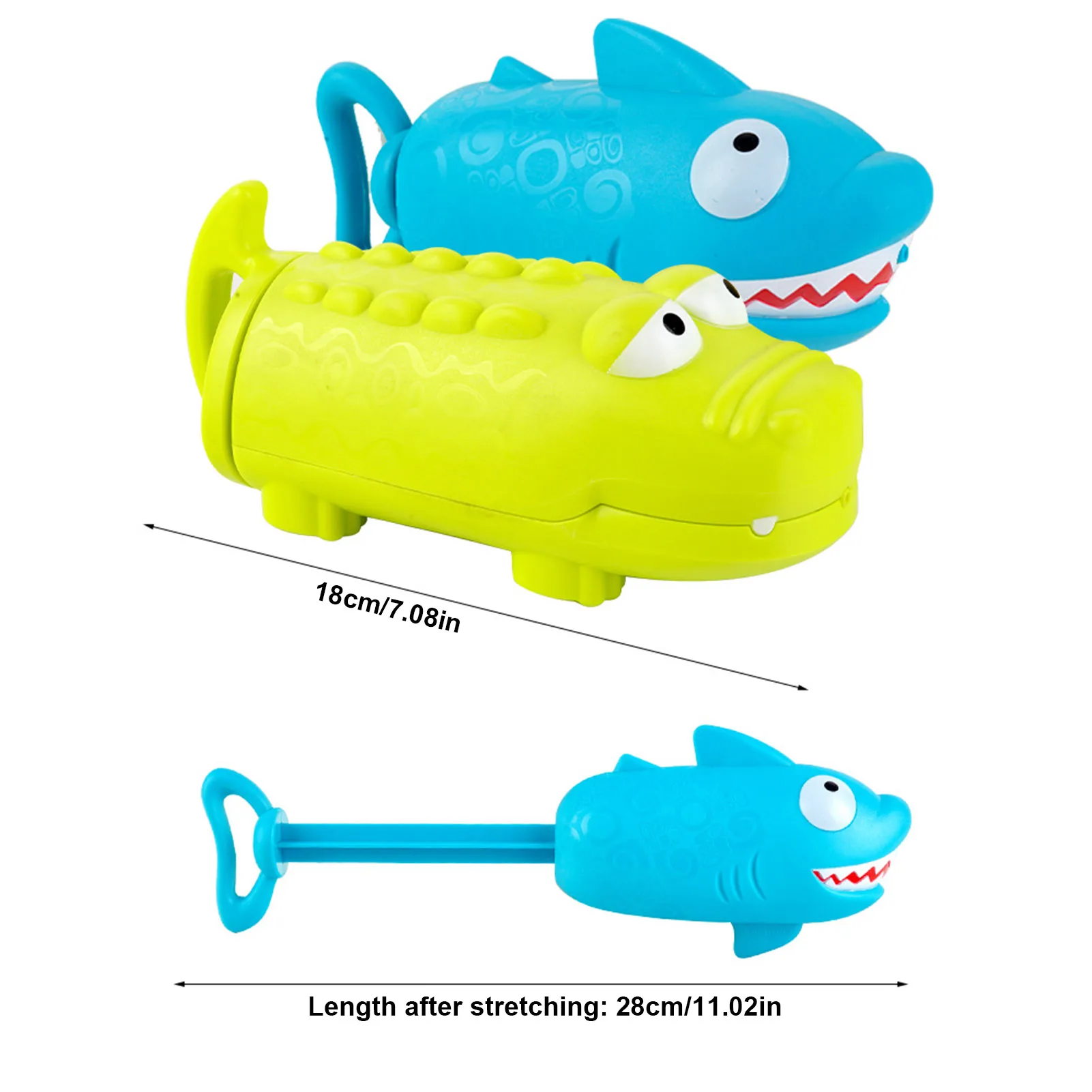 

Shark Crocodile Water Pump Beach Seaside Swimming Pool Summer Outdoor Kid Spray Fun Toy Baby Bathroom Toy