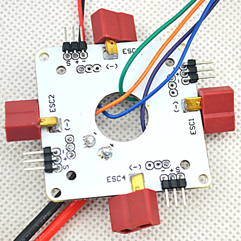 ZMR качественный APM PX4 вал PDB четырехосевой Квадрокоптер T plug XT60 ESC Соединительная
