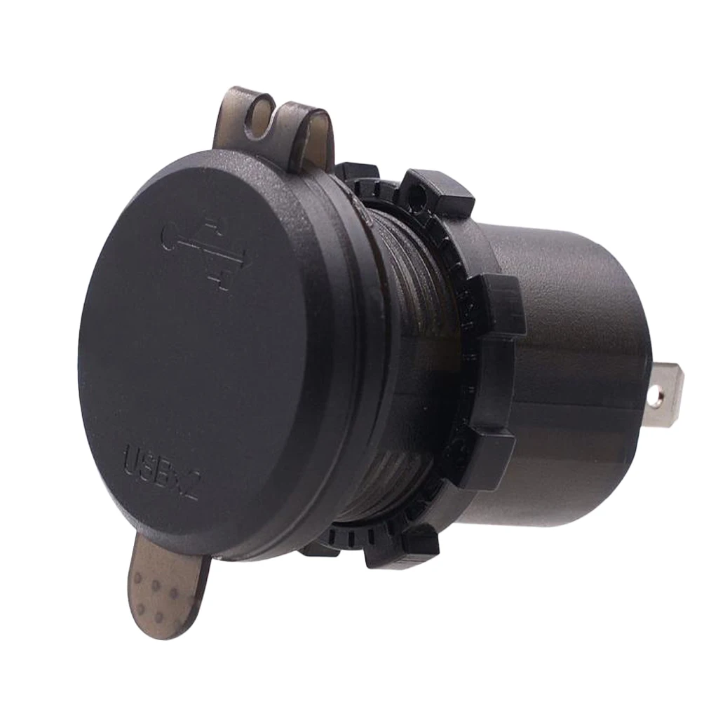 Водонепроницаемая розетка с двумя разъемами USB 4 2 А быстрая зарядка цифровым