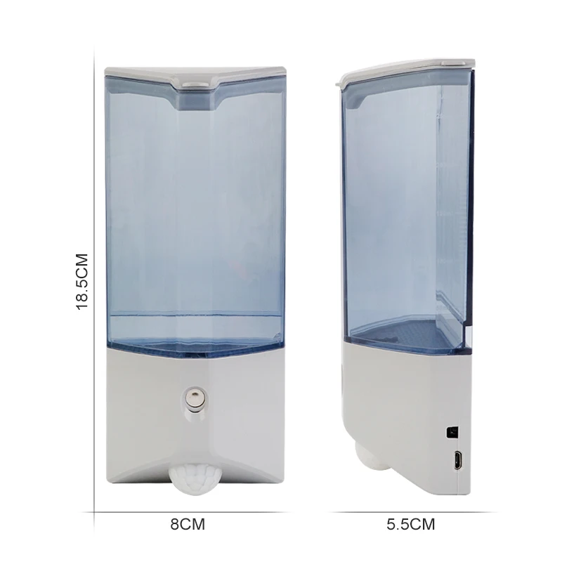 

250ml Touchless Wall Mounted Automatic Sensor Alcohol Disinfection Hand Sanitizer Spray Machine Induction For Kitchen Bathroom