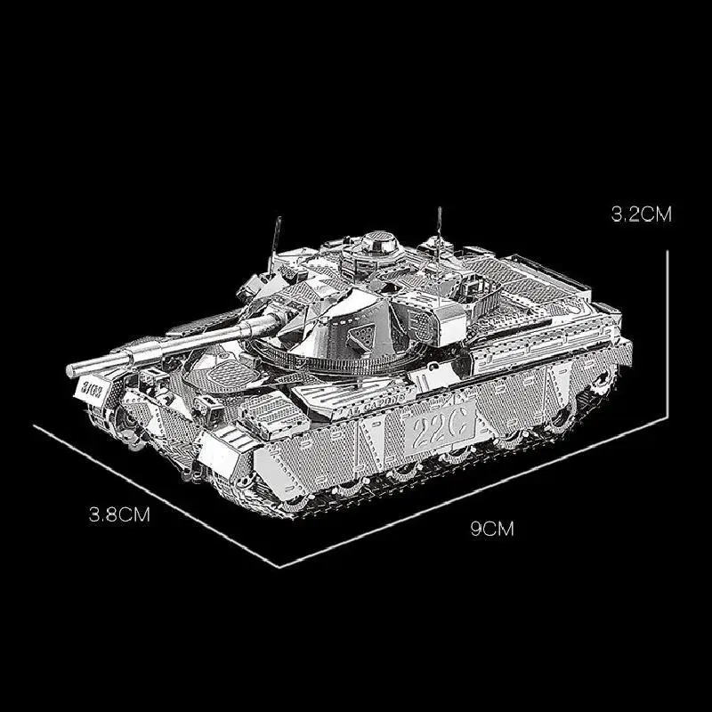 Набор металлических 3d пазлов Mk50 Js 2 Сборная модель бака игрушки сделай сам 3D
