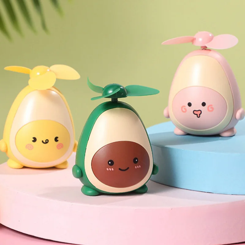 Авокадо мини USB вентилятор зарядки милый портативный маленький девушка офис