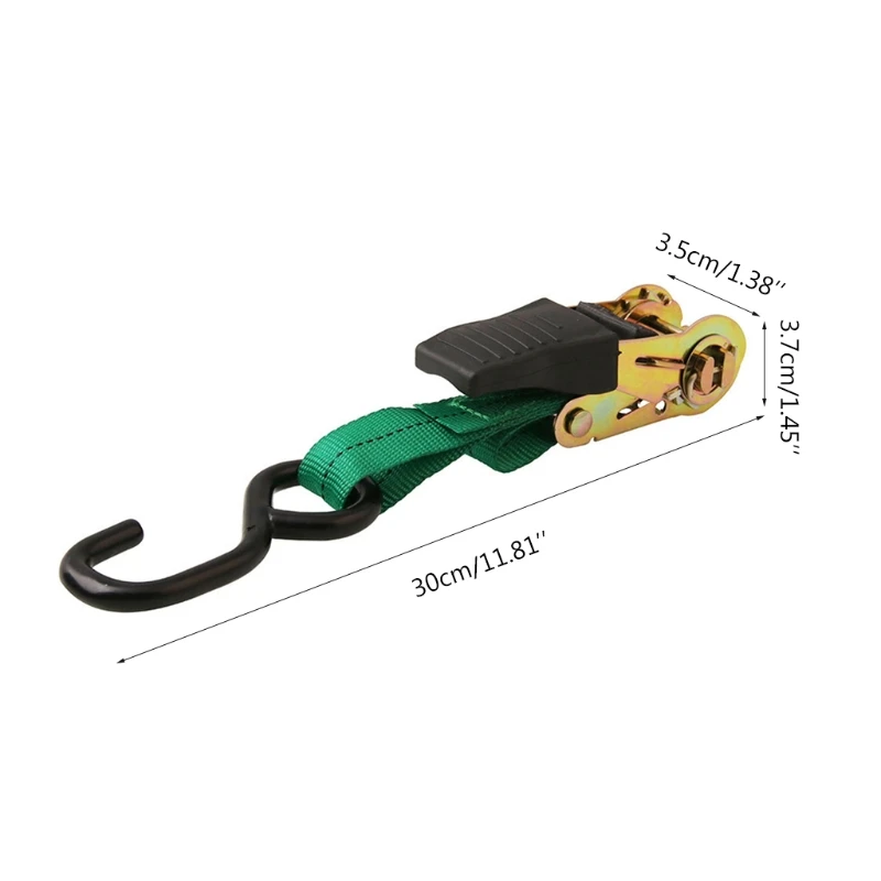 

Ratchet Straps Tie Down 2500Lbs Break Strength Heavy Duty Straps To Safely Move Motorcycle and Cargo
