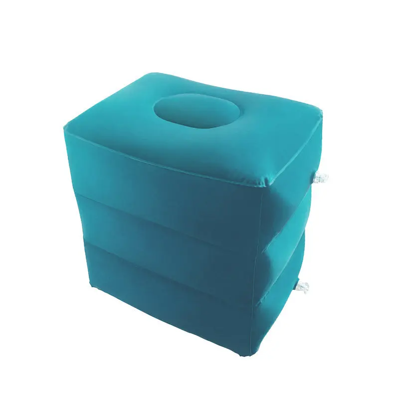 Dark Green OLOEY многофункциональная детская подушка, Детская Надувная подушка для путешествий, подушка для ног, для детей, для сна, подставка для ног на самолет, автомобиль, автобус - Цвет: Dark Green