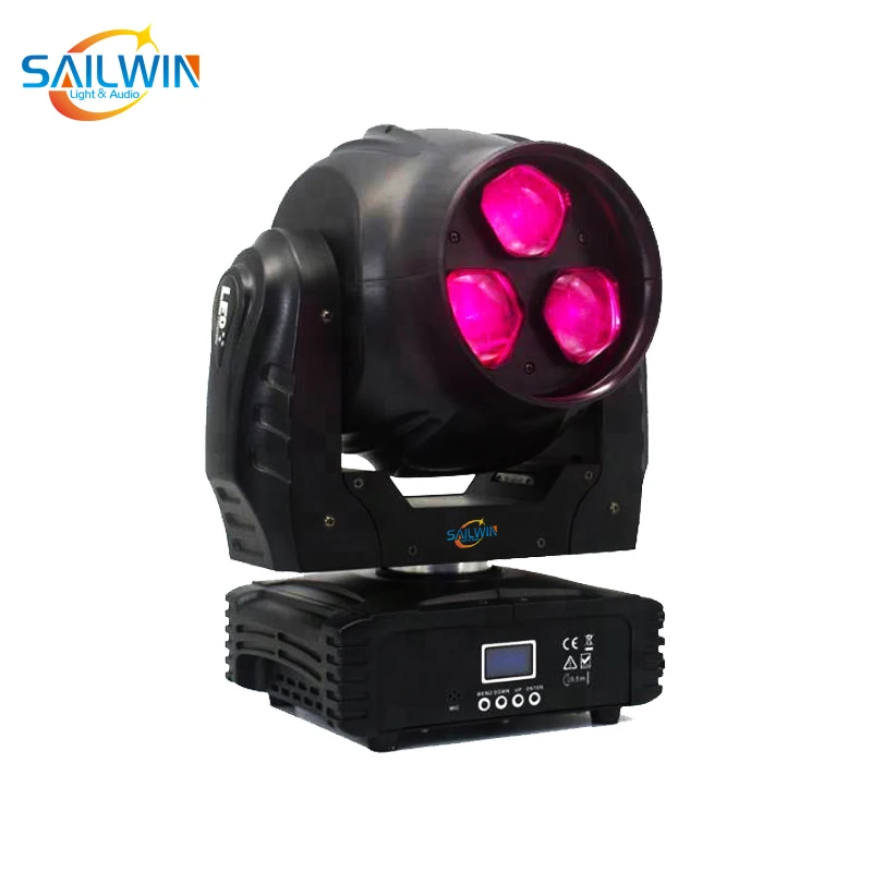 Мини 3*40 Вт 4в1 RGBW OLED Moving Head Bee Eye Light DJ LED Effect Big Wash Lyre для вечеринки клуба | Лампы и