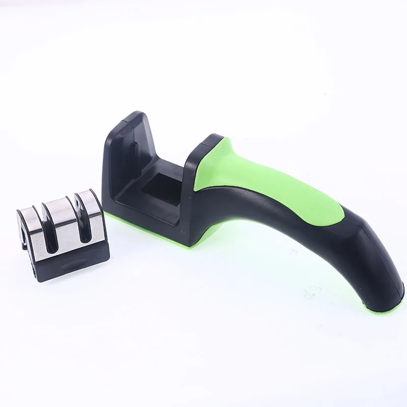 Ручная точилка для ножей 2 ступенчатая Вольфрамовая стальная Керамическая с