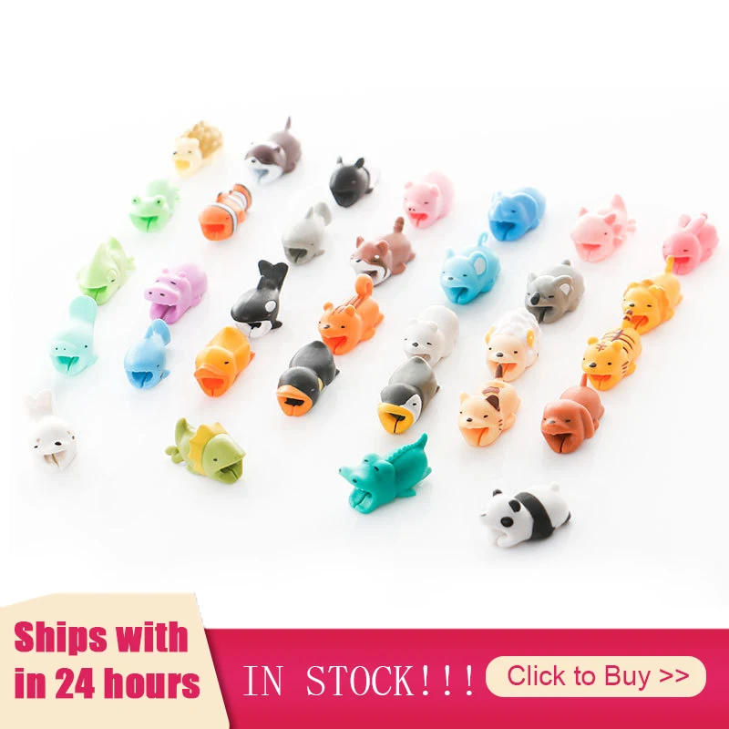 Мультяшный протектор кабеля намотка для USB зарядки и передачи данных защитный