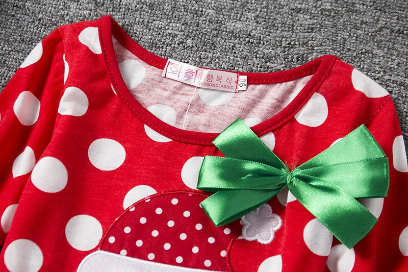 Antler Headband Christmas Dress Girls Deer Santa Sled Snow Gift Dress for Girl Xmas Print Children Wedding Party Dress 6m-5Y