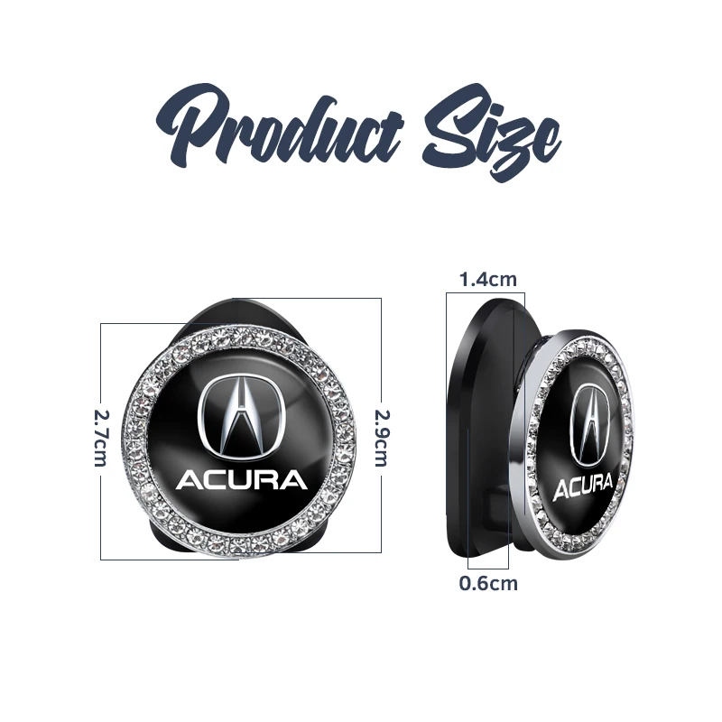 АБС пластик автомобильный значок с украшением в виде кристаллов Маленькие