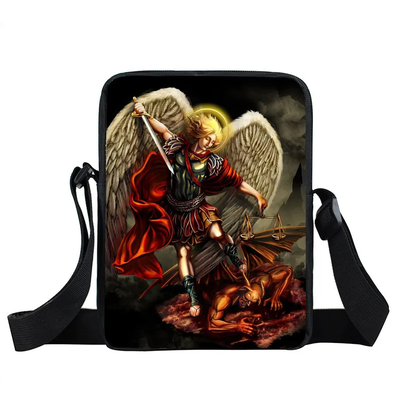 xkban08 Sad Angel женские сумки-мессенджеры для мальчиков и девочек сумки на плечо Ангел сумка с принтом крылья детский школьный рюкзак Детская сумка через плечо Подарочная сумка для книг - Цвет: xkban08