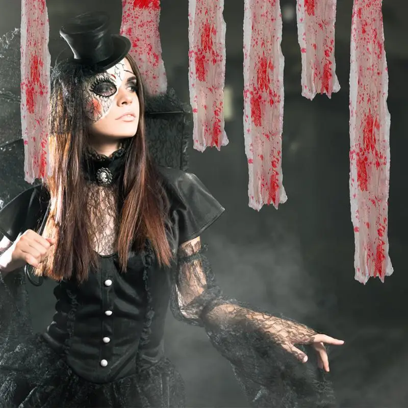 1 шт. декоративные газовое кровавый крови скатерть сайта макет Опора вечерние