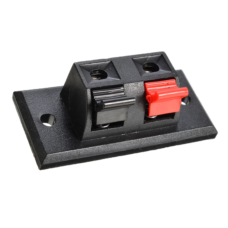 5 шт./упак. 2 разъем позиции шпильки терминал толчок в Jack Весна нагрузки дизайн