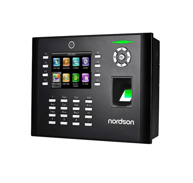 tcpip built in backup battery fingerprint access control system time attendance with web server software free global shipping