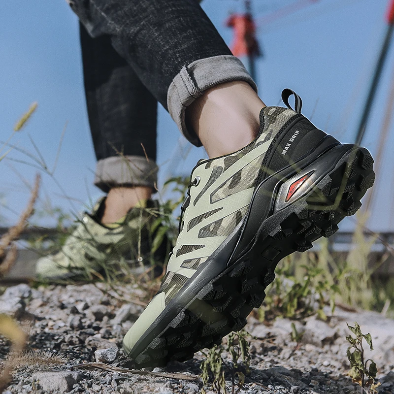 Men's Large Size Hiking Shoes Mountain Tracking Shoes Men Sports Shoes Outdoor Jogging Trekking Sneakers Male Shoes Adult 39-50