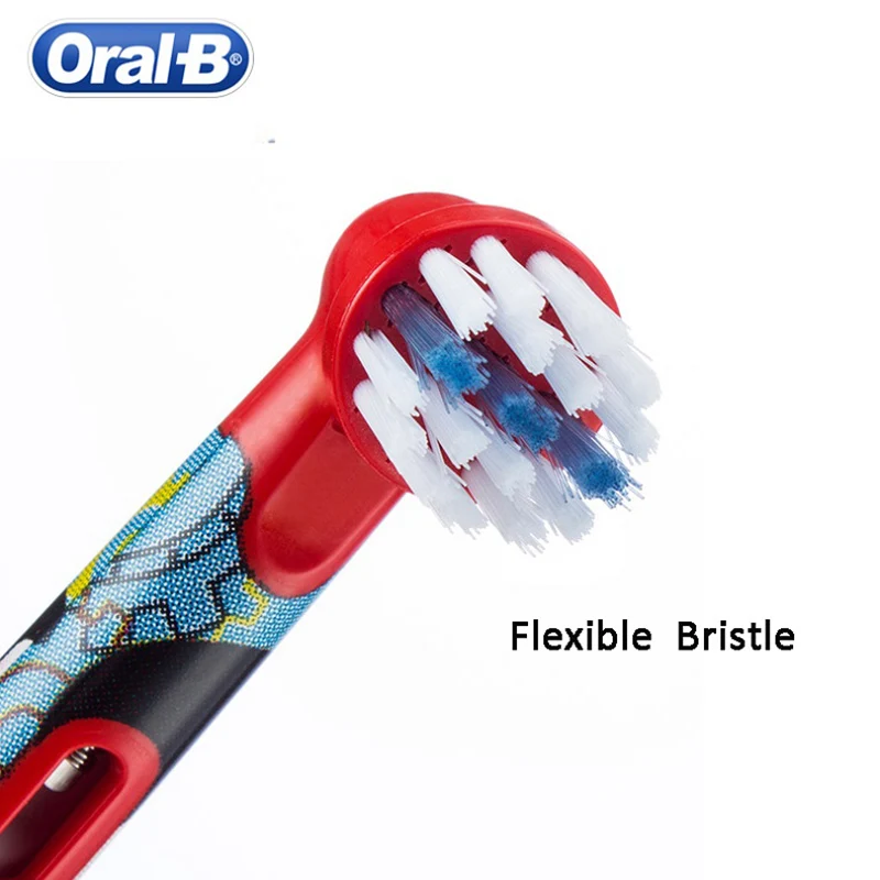 Электрическая зубная щетка Oral B для детей сменная с мягкой щетиной Braun Vitality