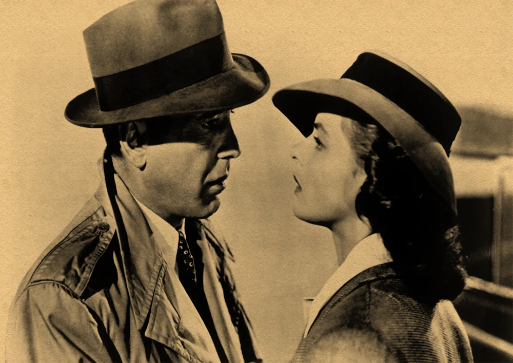 Casablanca Movie Poster, декоративная наклейка, плакат из крафт-бумаги, наклейка на стену, винтажная Наклейка на стену, настенный стикер по фильму - Цвет: 23