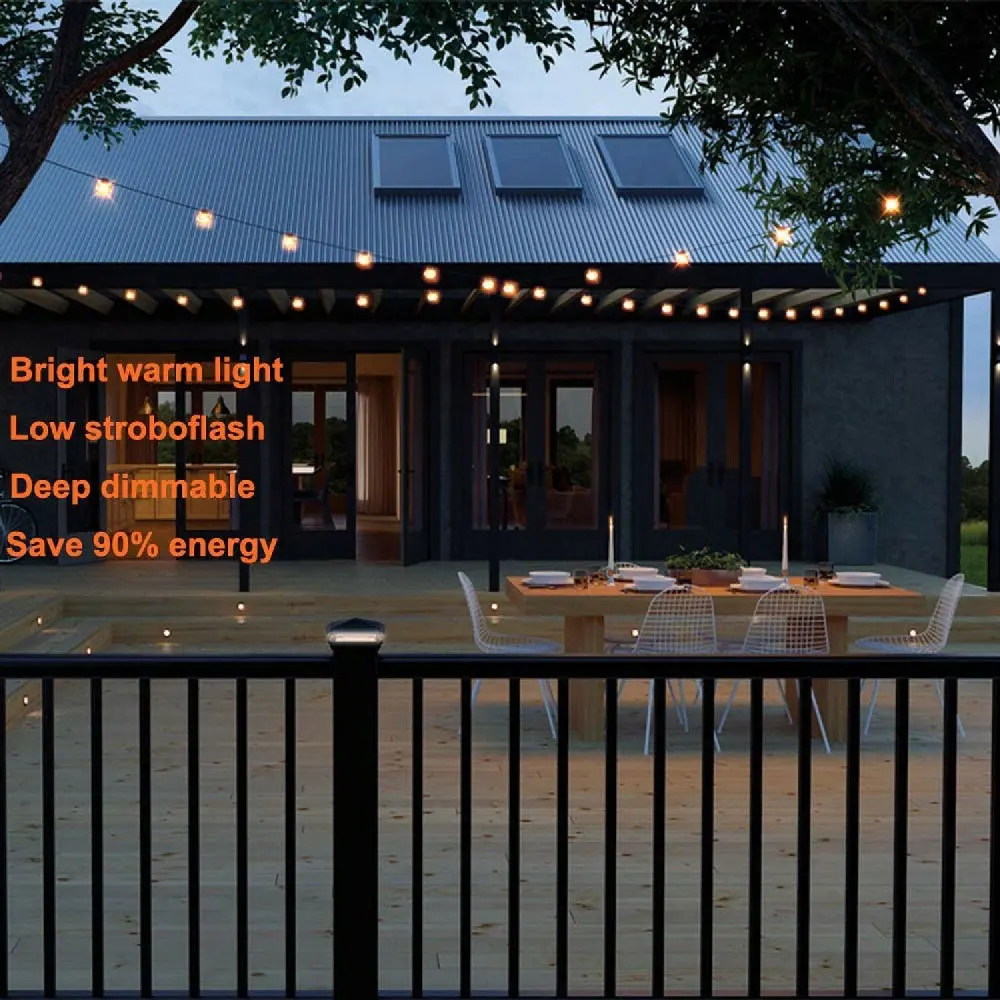 Водонепроницаемый наружный светодиодный светильник 10 м G40 лампа струнный можно