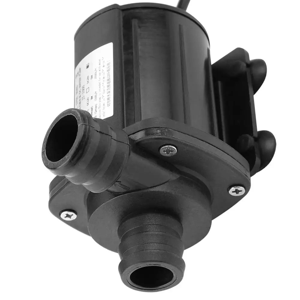 Мини Регулируемый водяной насос 12 В постоянного тока 1500 л/ч регулируемый