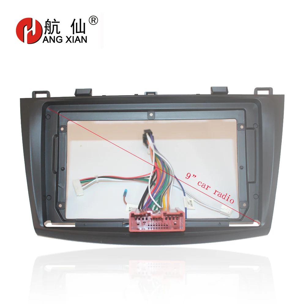 Рамка для автомобильного радио HANGXIAN 2Din Mazda 3 2011 2015 автомобильная панель DVD
