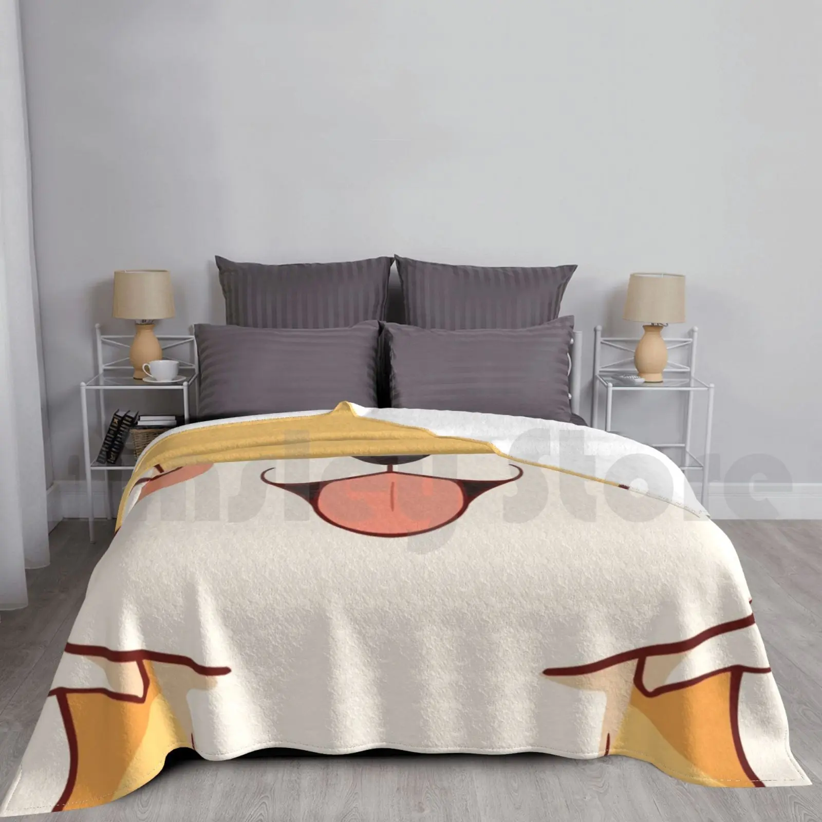 

Cute Doggo! Blanket Fashion Custom Kawaii Shiba Kawaii Shiba Doggo Dog Cute Adorable Cheeks Japan Japanese Anime Cute