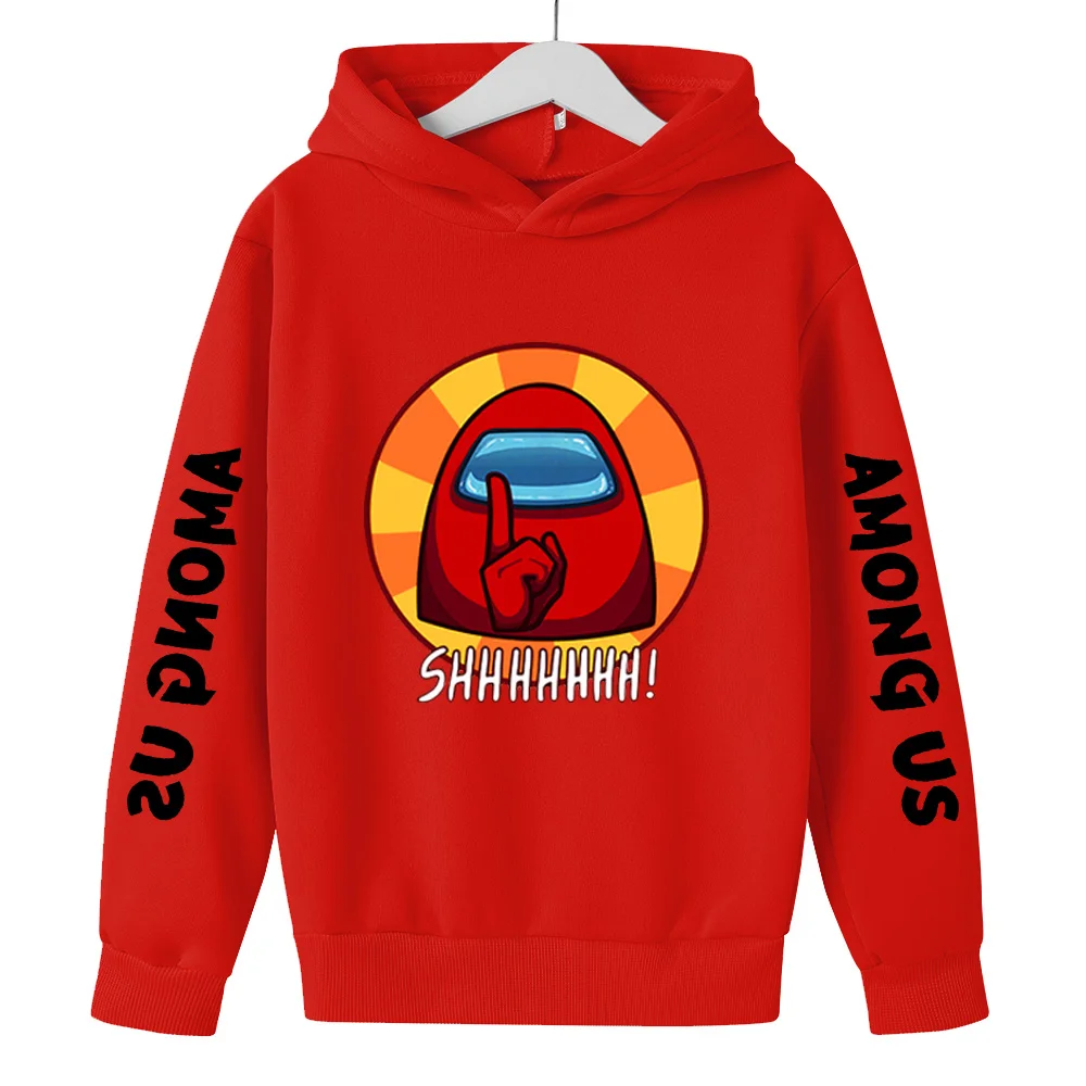 

New Autumn Winter Among Us Impostor Hoodies Clothing Children Long Sleeve Printed 3D Sweatshirt Cartoon Boys Girls Sweatshirt