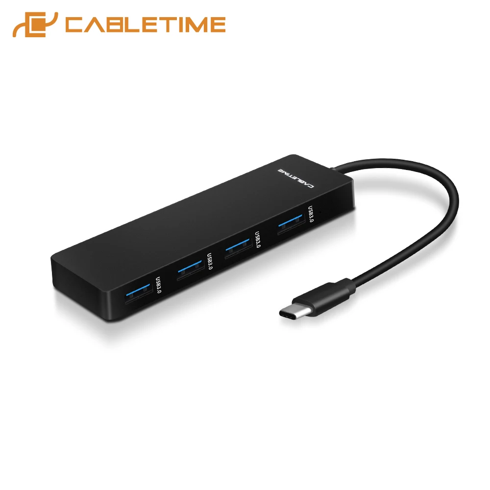Cabletime USB C док станция 3 0 Тип тонкий адаптер данных для Macbook Pro Air Surface Matebook диск