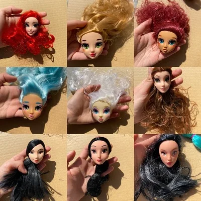 

Rare Collection Makeup Original limited edition baby head 2020 Christmas Mermaid bad queen princess doll head