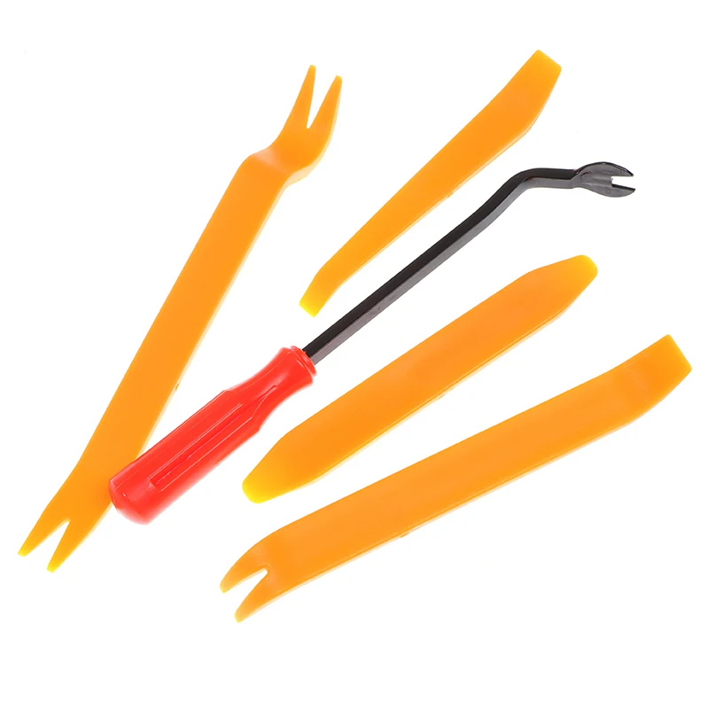 

Car Panel Dash Removal Tool Automobile Nail Puller Radio Audio Panel Door Repairing Clip Trim Removal Pry Repair Tools Plastic