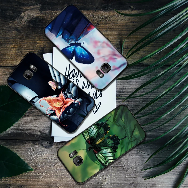 Для samsung M10 M20 M30 S6 S7 Edge S10 S9 S8 PLUS чехол милый животное пчела искусство | Мобильные