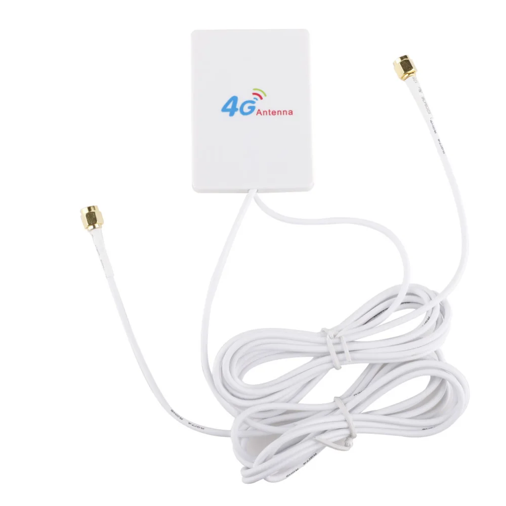 88dBI 4G LTE Антенна мобильная антенна усилитель сигнала mImo панельная 2 * SMA-male/TS9/CRC9