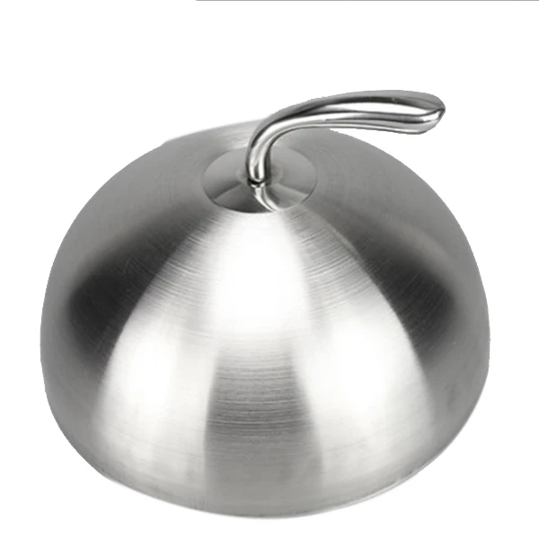 Не-netic нержавеющей стали стейк крышка теппаняки маслостойкая еды сферическая |