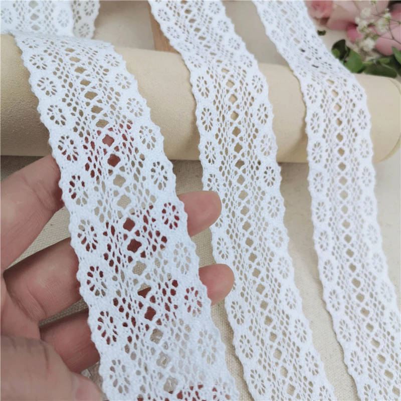 Кружевная ткань цвет белый бежевый 2 метра | Дом и сад