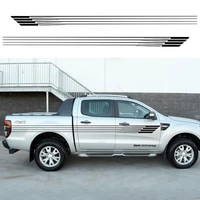 2 pcs stripes pick up truck tapered vinyl car stickers graphic for camo van ford ranger 2012 2013 2014 2015 2016 2017 2018 2019