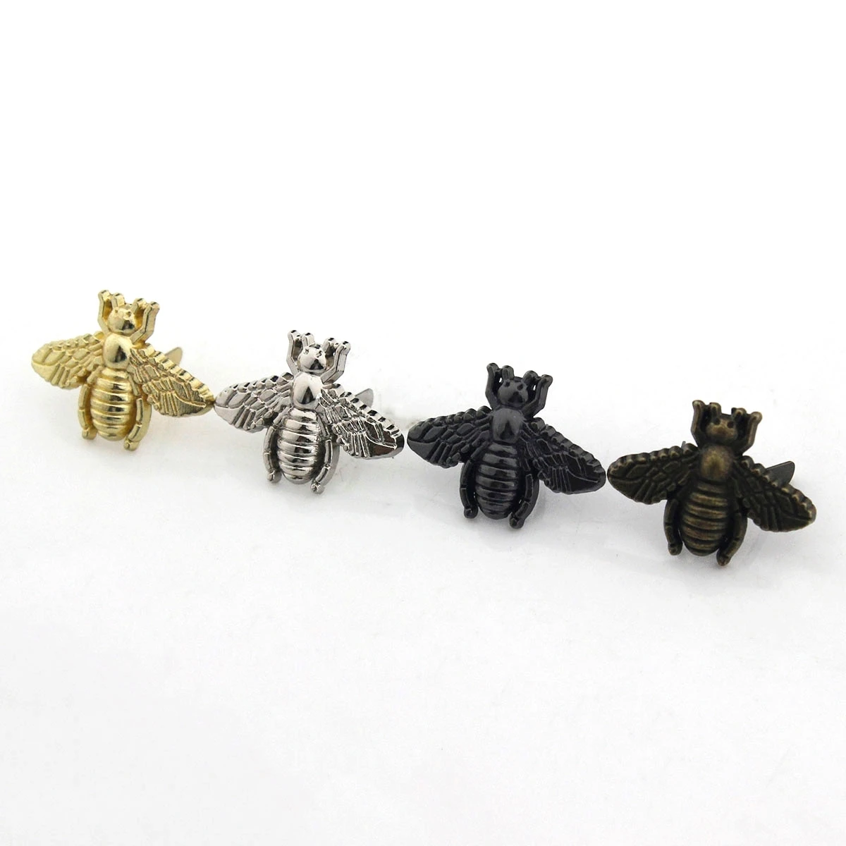 2pcs Metal Bee Shape Decoration Buckle New Style Bag Clip Clasp Hardware for Leather Craft Handbag Shoe DIY Accessories | Дом и сад