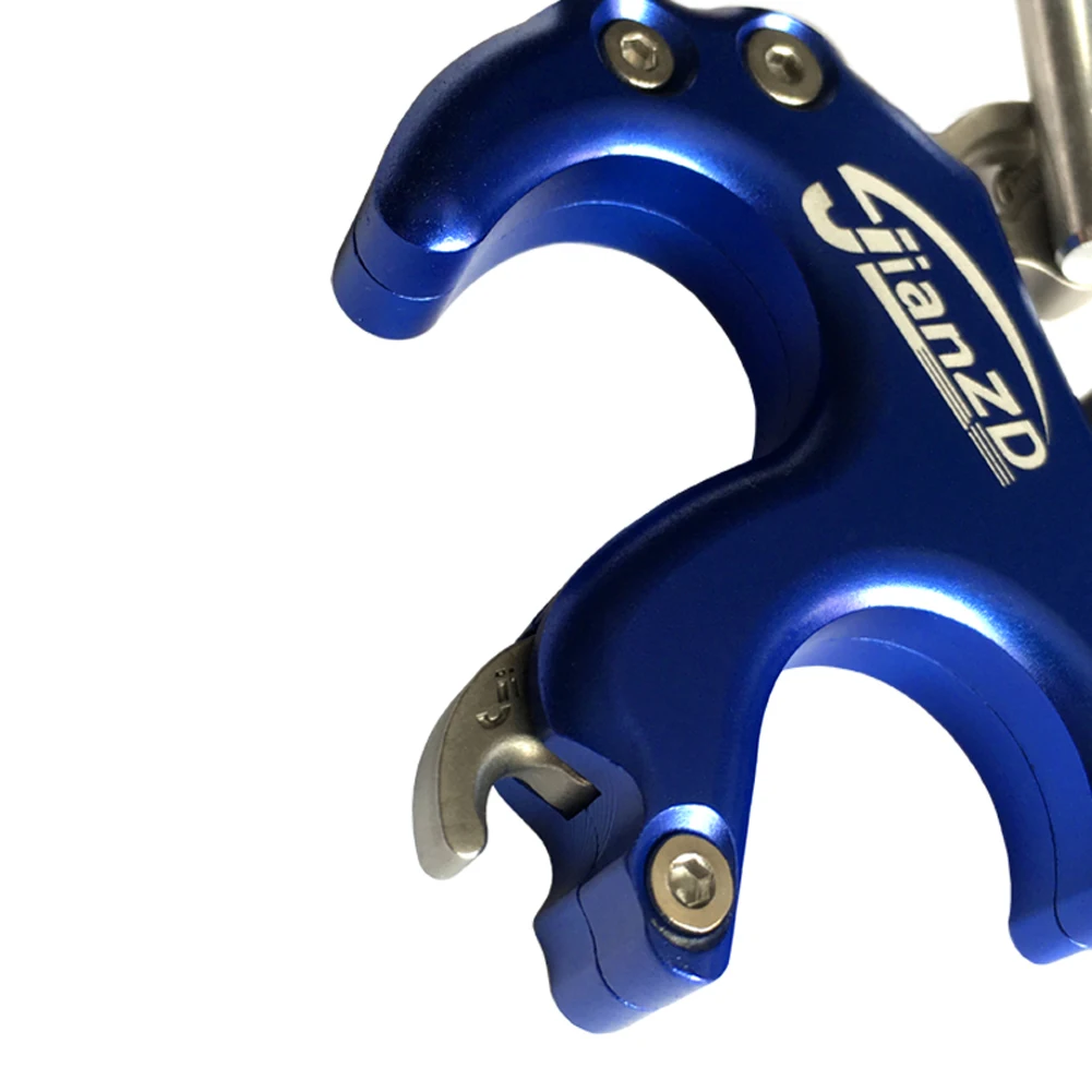 

Archery Release Aids 4 Finger Thumb Trigger Grip Aiming Targeting Compound Bow Accessory Outdoor Hunting Devices