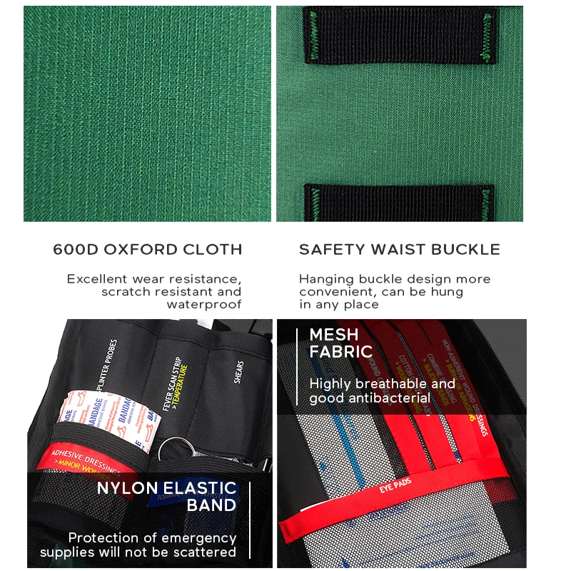 Наборы для выживания удобная сумка аптечки 255 шт. легкая аварийная медицинская