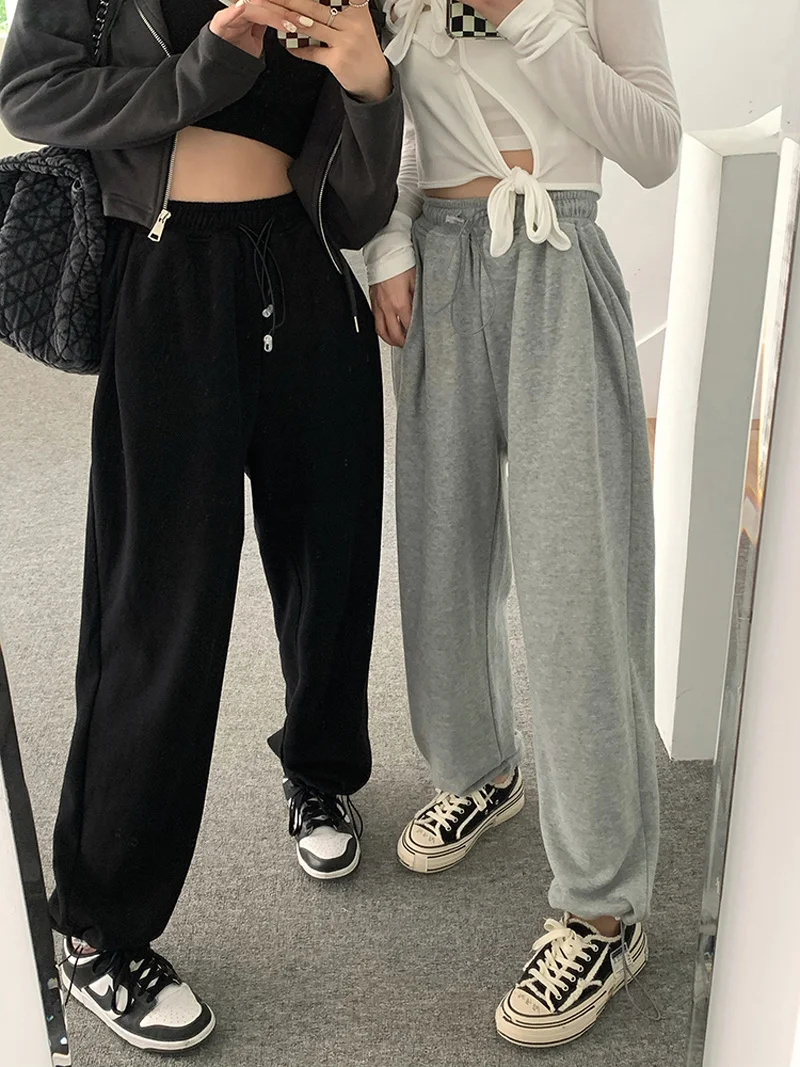 

Miss Women Pants Coco Li High Waist Slim Casual Pants Women's Drawstring Leggings Loose And Versatile Guard Autumn