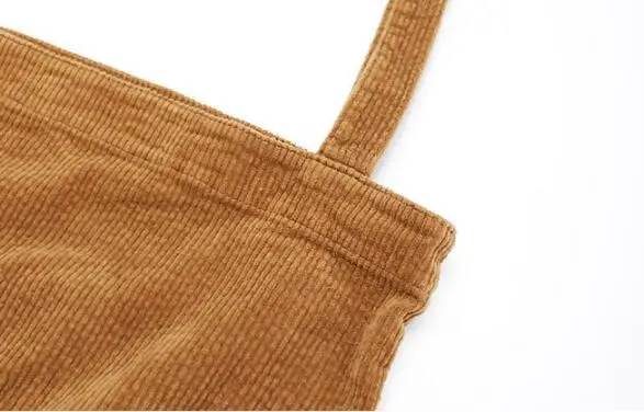 

Women's Corduroy Shoulder Bag Multicolor Large Capacity Shopping Tote Casual Handbag Spring and Autumn Retro Open Bag for Traval