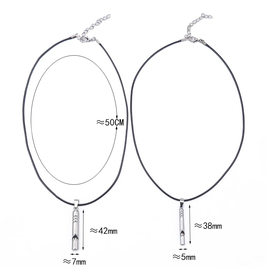 

1PC Outdoors Whistle High Decibel Portable Necklace Whistle Metal Pipe Emergency Survival Outdoor Travel Sport Mini Tools