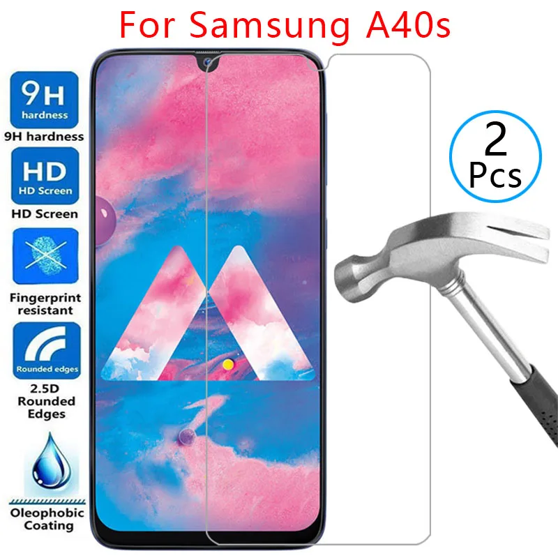 

tempered glass screen protector for samsung a40s case cover on galaxy a 40s 40 a40 s protective phone coque bag samsunga40s 360