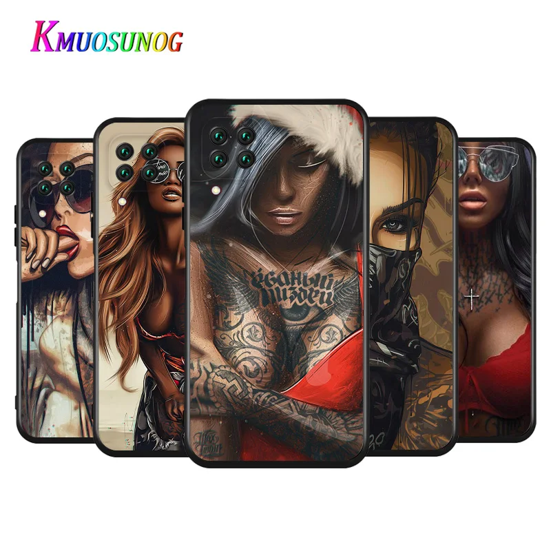 

Sexy Glaze Black Girl For Huawei Nova 2 2i 3 3E 3I 4 4E 5 5I 5Z 5E 5T 6 7 7I 8 SE Lite Pro SE Silicone Soft TPU Phone Case