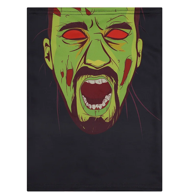 Зимняя велосипедная маска с 3D комиксами теплый шарф уличная Ветрозащитная на