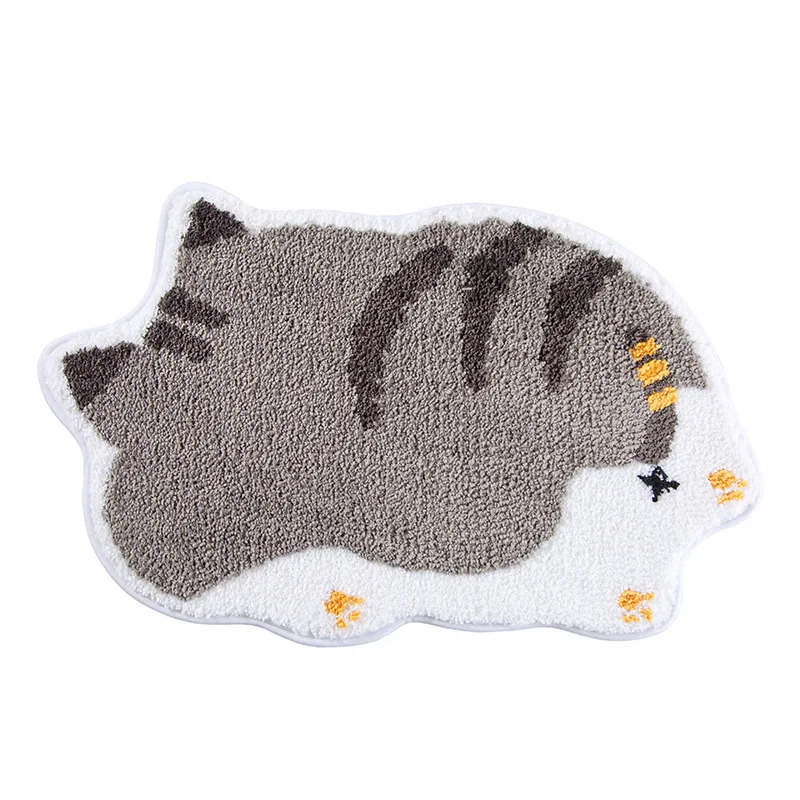 

Modern Cartoon Animal Panda Cute Cat Mat Child Entrance Mat Absorbent Bathroom Decoration Non-slip Mat Tatami Machine Washable