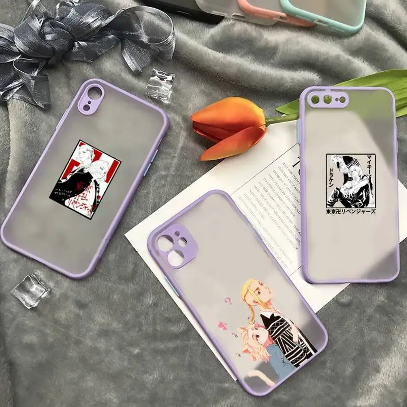 

Tokyo Revengers manjiro sano Phone Case matte transparent For iphone 7 8 11 12 plus mini x xs xr pro max cover