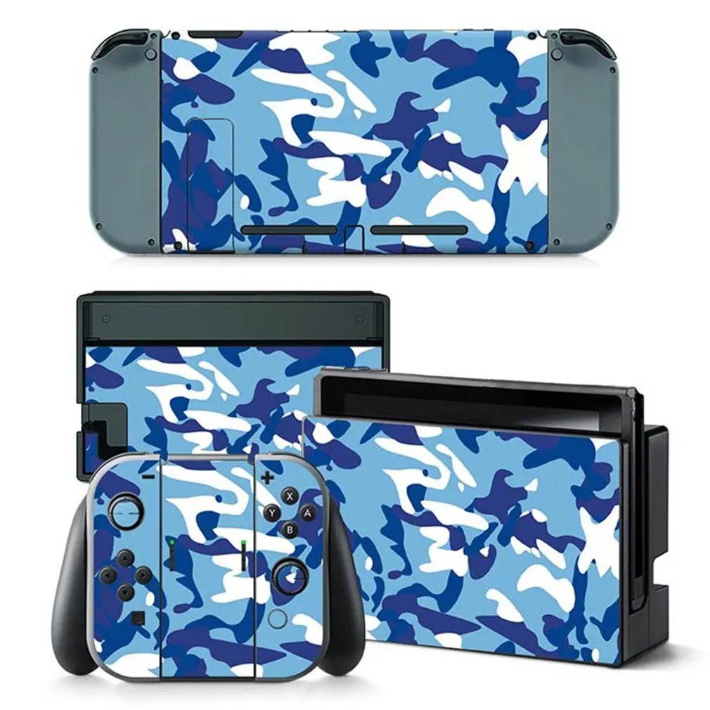 

Camouflage Series Full Set Faceplate Skin Decal Stickers Protector Wrap Skin Decal For Nintend Switch