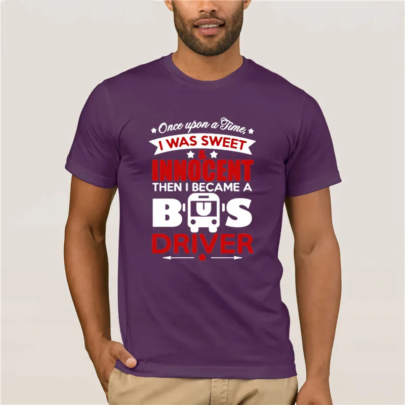 

Hot men's fun casual print T-shirt Love Being A Bus Driver Male New Printed Exercise Teenboys Tees Fashion T Shirt 100% Cotton